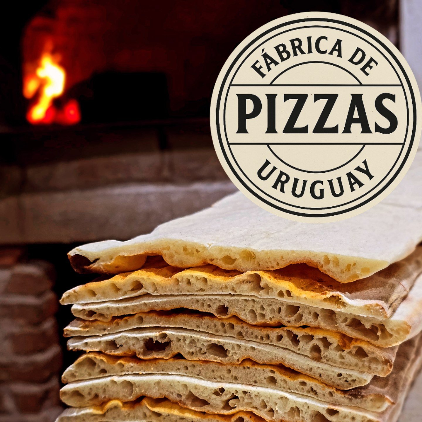 Pizza por metro prepizza – fábrica de pizzas – elaborada en horno a leña (Uruguay)